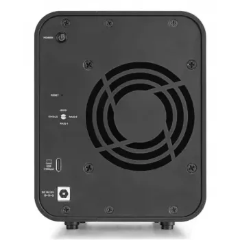 Diskų masyvas TerraMaster D2-320 2 diskai HDD SSD kompaktiškas darbalaukis