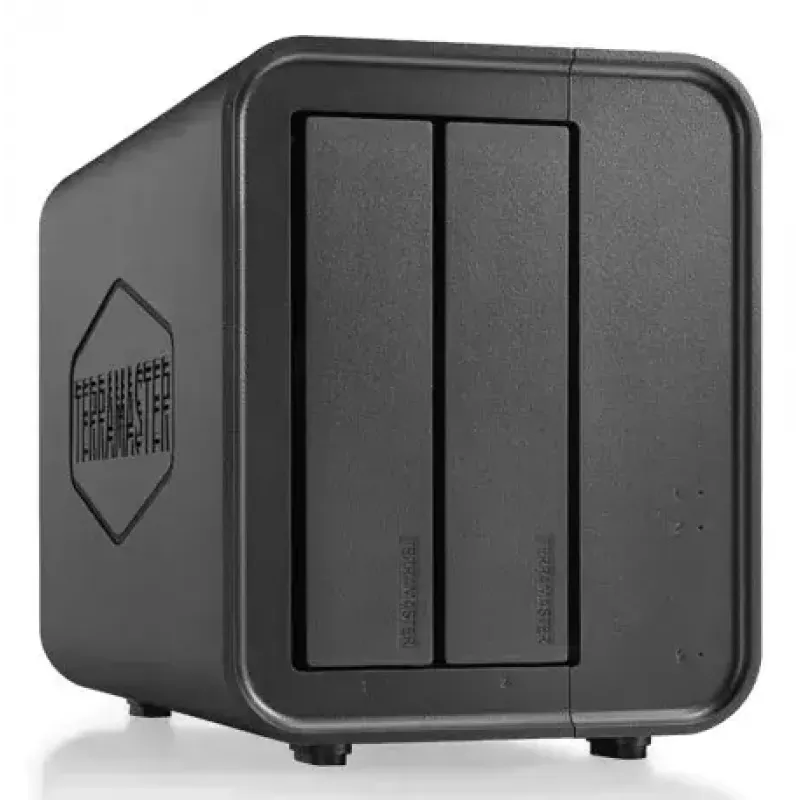 Diskų masyvas TerraMaster D2-320 2 diskai HDD SSD kompaktiškas darbalaukis