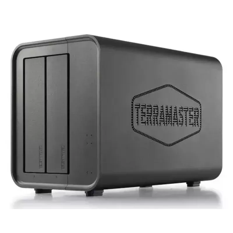 Diskų masyvas TerraMaster D2-320 2 diskai HDD SSD kompaktiškas darbalaukis