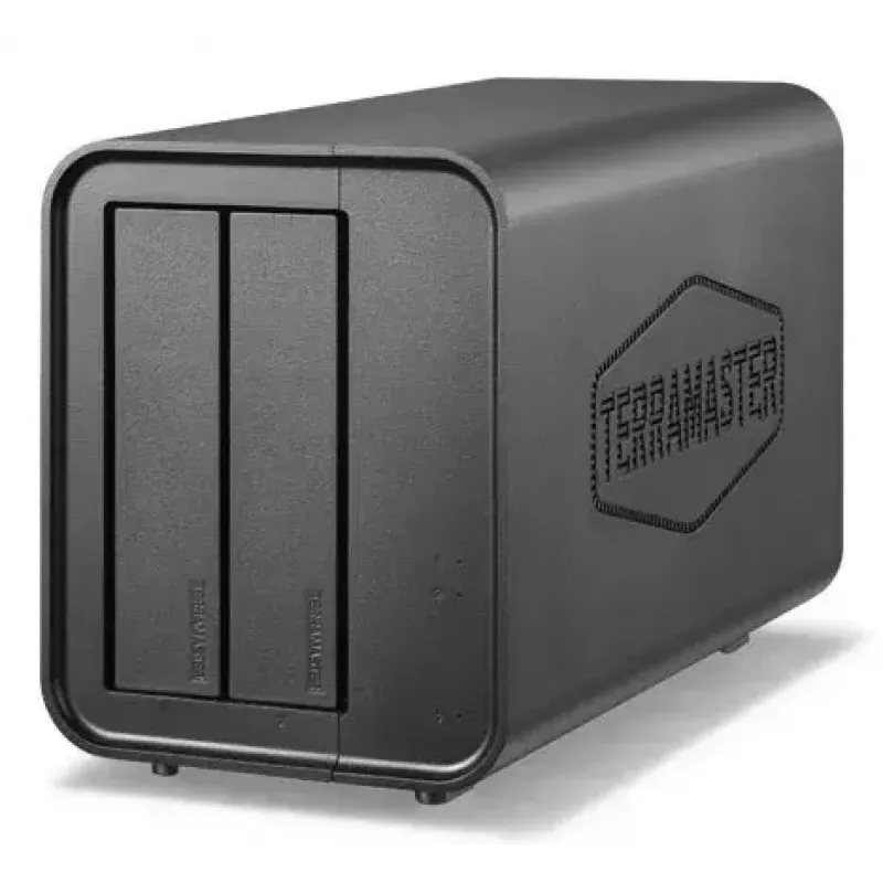 Diskų masyvas TerraMaster D2-320 2 diskai HDD SSD kompaktiškas darbalaukis