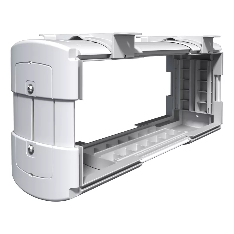 Dataflex Viewlite kompiuterio laikiklis – stalas 100, 30 kg, ABS sintetika, Baltas