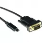 USB Type C į VGA konversijos kabelis ACT SB0032 2 metrai