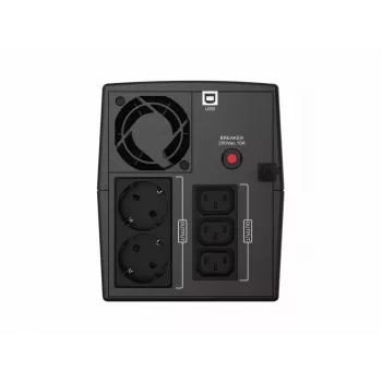 Conceptronic ZEUS08EM 1500VA 900W UPS, IEC, Schuko, Line-Interactive, 1,5 kVA, 900 W, sinusas, 220 V, 240 V