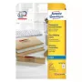 Lipni etiketė Avery J4722-25 apvalainais kampais skaidri