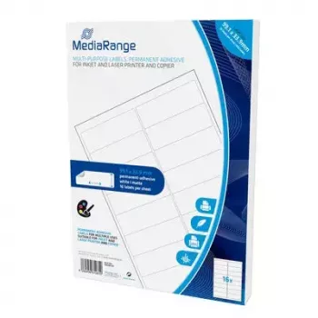 Lipnūs etikečių lapai MediaRange MRINK147, 99,1 x 33,9 mm, 800 vnt.