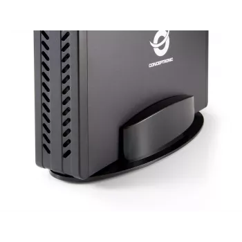 Conceptronic 3.5 colio išorinis kietojo disko dėklas, HDD korpusas, 3.5 colio, SATA, SATA II, SATA III, 0.48 Gbit/s, USB jungtis, juoda