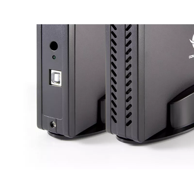 Conceptronic 3.5 colio išorinis kietojo disko dėklas, HDD korpusas, 3.5 colio, SATA, SATA II, SATA III, 0.48 Gbit/s, USB jungtis, juoda