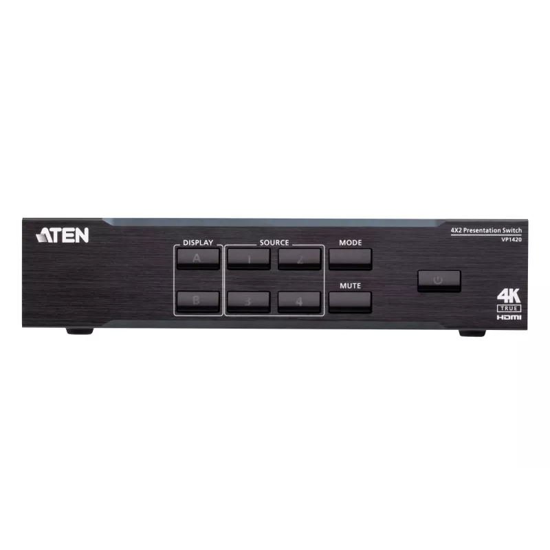 ATEN VP1420 4 x 2 True 4K prezentacijų matricinis jungiklis