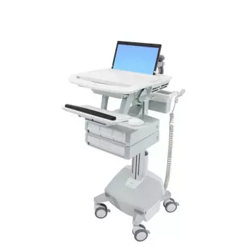 Multimedijos vežimėlis Ergotron StyleView Aliuminis Pilkai Baltas