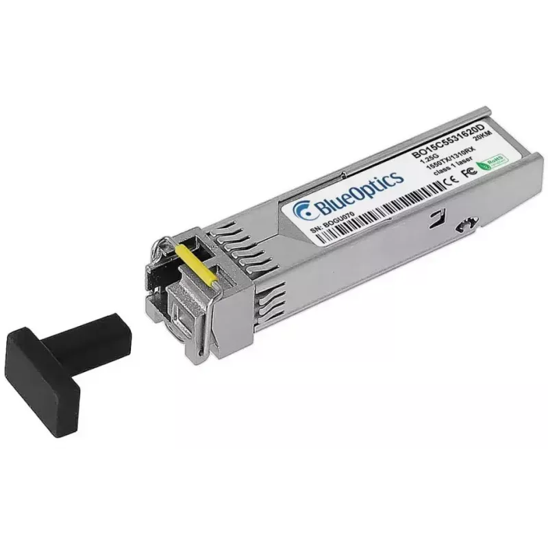 SFP siųstuvas-imtuvas BlueOptics SFP-GIG-BB LX/LC EEC-BO 20 km vienmodis šviesolaidis