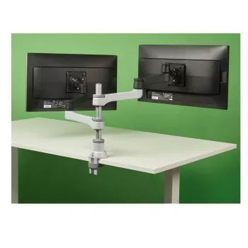 R-Go Tools monitorinė ranka R-Go Zepher Dual, dviems monitoriams, pilnai reguliuojama, 0-8 kg keliamoji galia, 100% cirkuliari, juoda