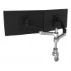 R-Go Tools monitorinė ranka R-Go Zepher Dual, dviems monitoriams, pilnai reguliuojama, 0-8 kg keliamoji galia, 100% cirkuliari, juoda