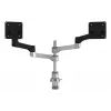 R-Go Tools monitorinė ranka R-Go Zepher Dual, dviems monitoriams, pilnai reguliuojama, 0-8 kg keliamoji galia, 100% cirkuliari, juoda