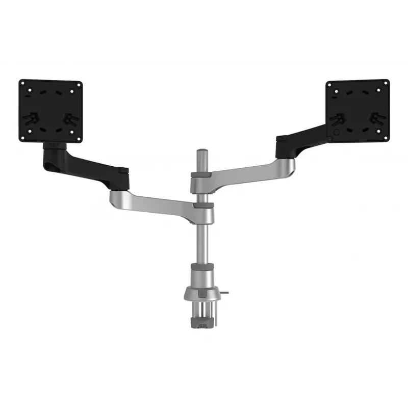R-Go Tools monitorinė ranka R-Go Zepher Dual, dviems monitoriams, pilnai reguliuojama, 0-8 kg keliamoji galia, 100% cirkuliari, juoda