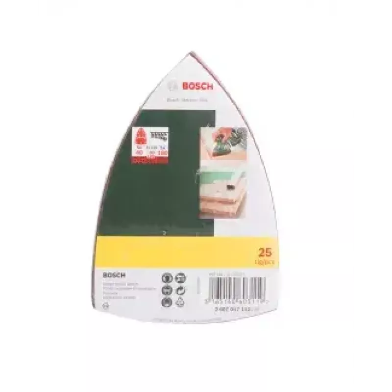 Bosch 2607017112 25 vnt. Šlifavimo popieriaus lapai