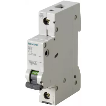 Siemens 5SL61107 miniatiūrinis automatinis jungiklis C tipo 1 polius