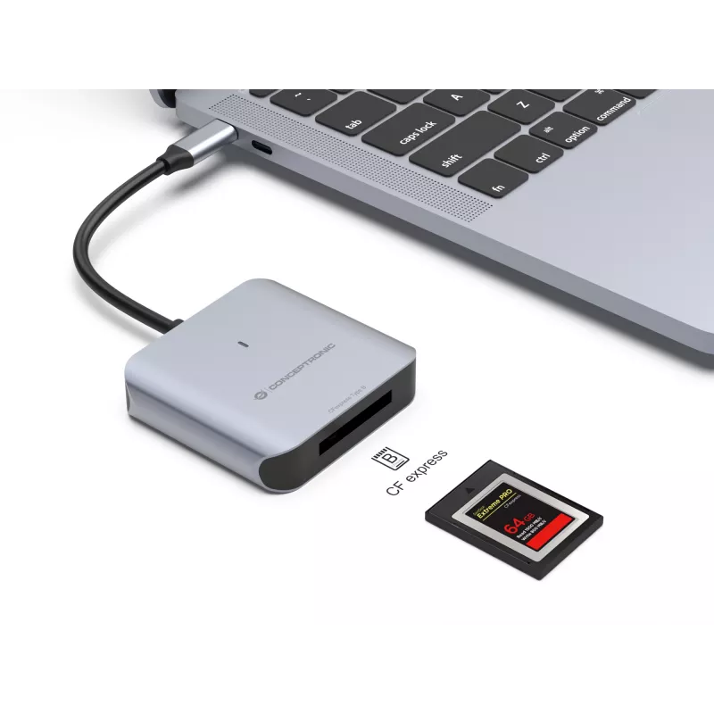Conceptronic BIAN08G CFexpress 2.0 Type B atminties kortelių skaitytuvas USB 3.2 Gen 2