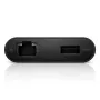 DELL YRPDK USB-C adapteris prie HDMI/VGA/Ethernet/USB 3.0 juodas