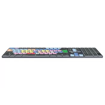 Logickeyboard LKB-MCOM4-TM-UK klaviatūra, skirta Avid Media Composer, QWERTY, angliška, titano pilka