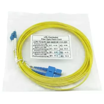 BlueOptics SFP3132BU3MK InfiniBand šviesolaidinis kabelis 3 m LC SC geltonas