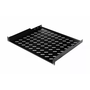 Stalviršinė lentyna Equip Fixed Shelf 19 inch 1U 600 mm juoda