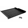 Stalviršinė lentyna Equip Fixed Shelf 19 inch 1U 600 mm juoda