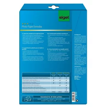 Fotopopierius A4 Sigel IP713 Gloss 20 lapų Baltas