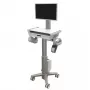 Multimedijos vežimėlis Ergotron CareFit Slim 2.0 Gold White Aliuminis Plastikas Plienas