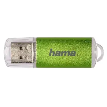 Hama Laeta 64GB USB atmintukas USB Type-A 2.0 Žalia, permatoma