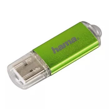 Hama Laeta 64GB USB atmintukas USB Type-A 2.0 Žalia, permatoma