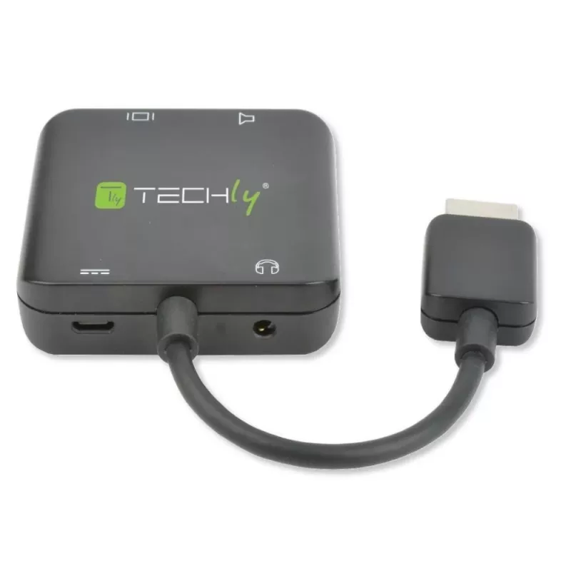 Techly IDATA-HDMI-VGA8 HDMI audio ir vaizdo adapteris