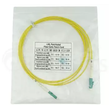 BlueOptics SFP2121BU7.5MM InfiniBand šviesolaidinis kabelis 7,5 m LC geltonas