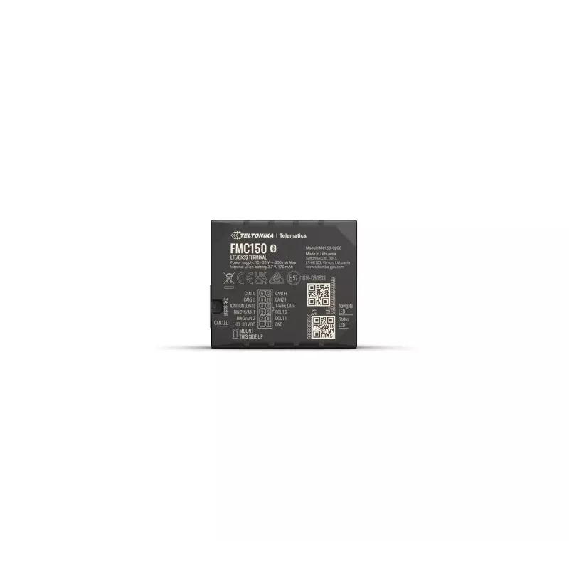 GPS sekiklis Teltonika FMC150 Car Black 0.128GB baterija 6h