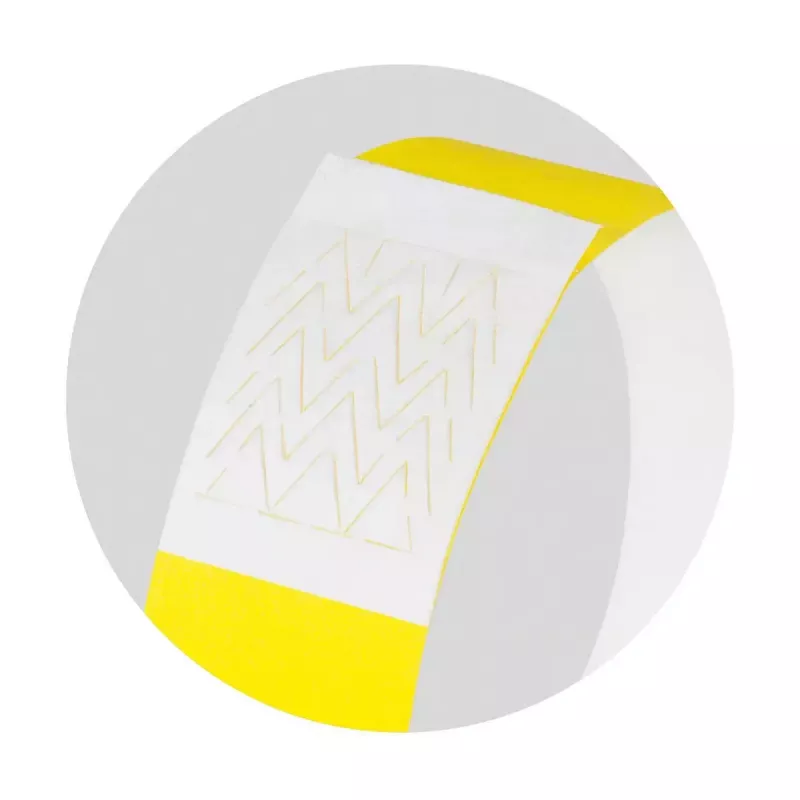 Įėjimo apyrankė Sigel EB213 (neon geltona, 120 vnt.)