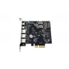 PCIe USB 3.2 Gen2 plokštė EXSYS EX-12006 (5 prievadai, 3×Type-A, 2×Type-C)