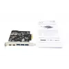 PCIe USB 3.2 Gen2 plokštė EXSYS EX-12006 (5 prievadai, 3×Type-A, 2×Type-C)