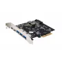 PCIe USB 3.2 Gen2 plokštė EXSYS EX-12006 (5 prievadai, 3×Type-A, 2×Type-C)