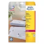 Lipnios etiketės Avery L7636-25, baltos, užapvalintais kampais, 1200 vnt.