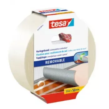 Lipni juosta Tesa 55735-00014-11, polipropileno (PP) balta, 25 m × 50 mm, skirta žymėjimui patalpose