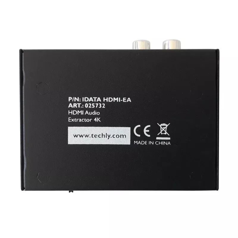 Techly garso ištraukiklis HDMI SPDIF + RCA R/L IDATA HDMI-EA, 5 V, 77 mm, 64 mm, 23 mm, 351 g