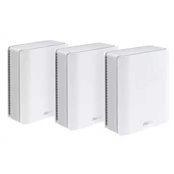 ASUS ZenWiFi BT8 triju juostų (2,4 GHz / 5 GHz / 6 GHz) Wi-Fi 7 (802.11be) belaidis maršrutizatorius, baltas, 3 vidinės antenos