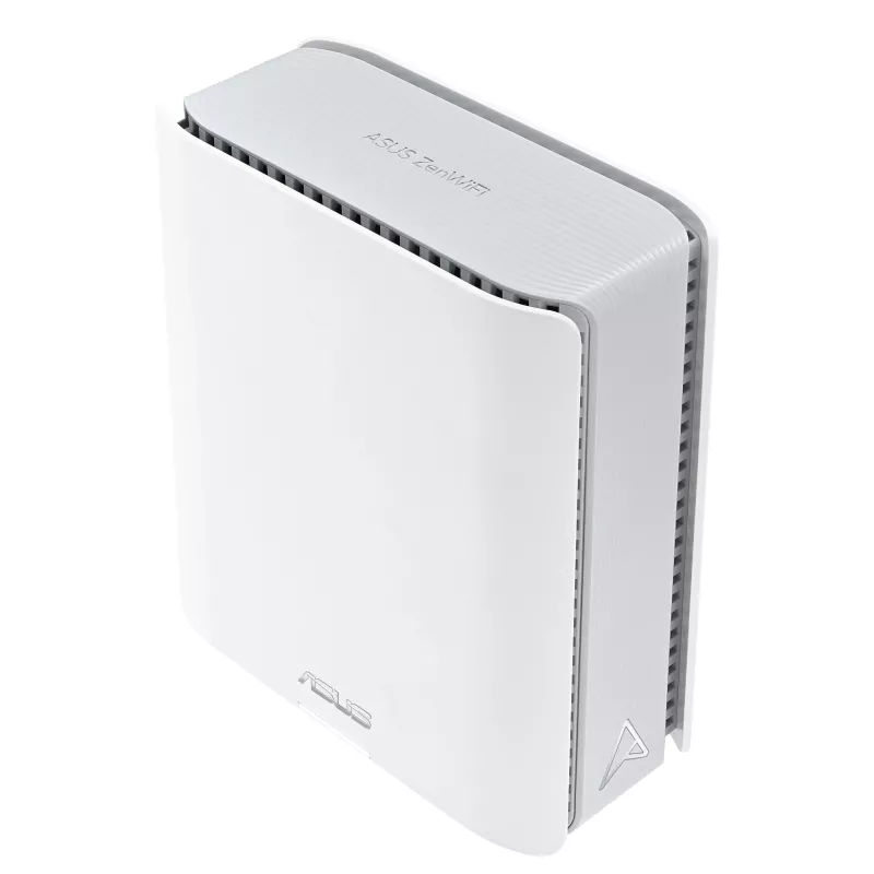 ASUS ZenWiFi BT8 triju juostų (2,4 GHz / 5 GHz / 6 GHz) Wi-Fi 7 (802.11be) belaidis maršrutizatorius, baltas, 3 vidinės antenos