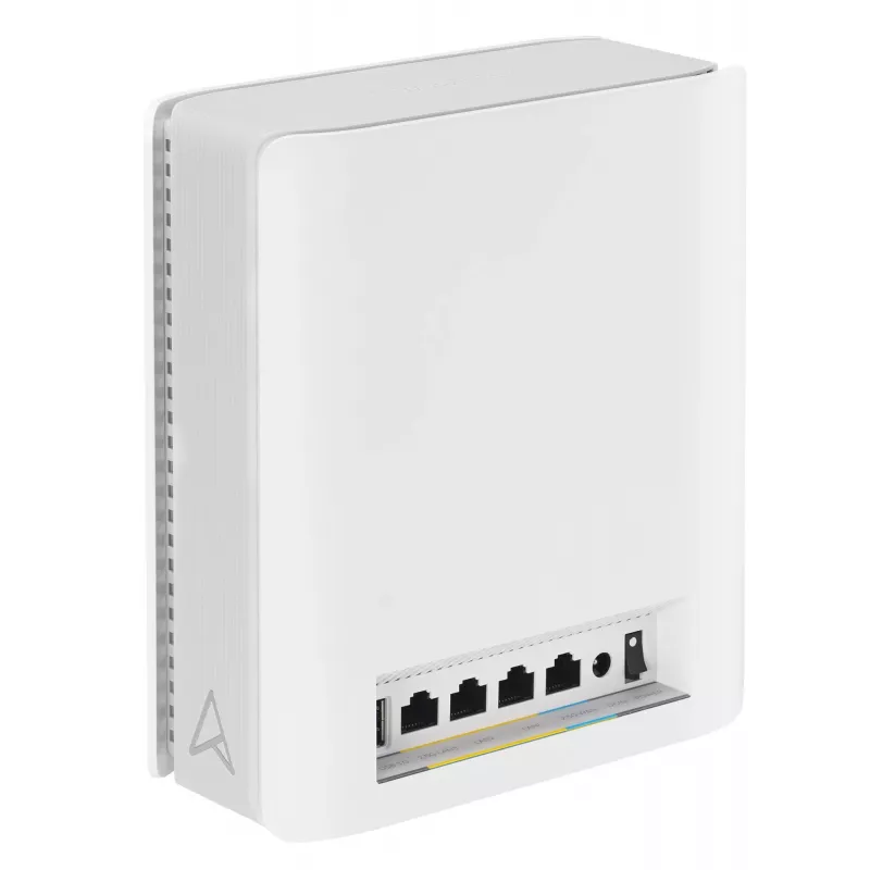 ASUS ZenWiFi BT8 triju juostų (2,4 GHz / 5 GHz / 6 GHz) Wi-Fi 7 (802.11be) belaidis maršrutizatorius, baltas, 3 vidinės antenos