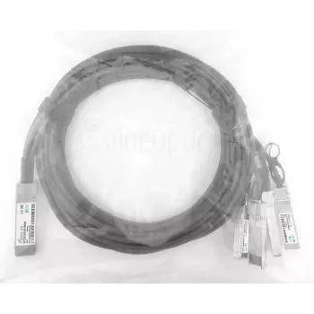 InfiniBand / šviesolaidinis kabelis BlueOptics QSFP-4SFP10G-CU3M-HU 3 m 4xSFP+ juodas