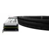 InfiniBand / šviesolaidinis kabelis BlueOptics QSFP-4SFP10G-CU3M-HU 3 m 4xSFP+ juodas
