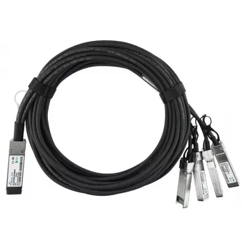 InfiniBand / šviesolaidinis kabelis BlueOptics QSFP-4SFP10G-CU3M-HU 3 m 4xSFP+ juodas