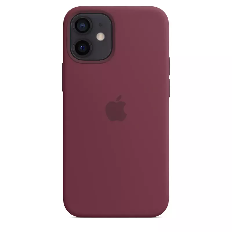 Apple Silicone Case su MagSafe iPhone 12 mini – Slyvinė