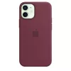 Apple Silicone Case su MagSafe iPhone 12 mini – Slyvinė