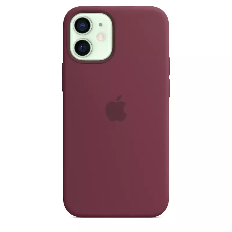 Apple Silicone Case su MagSafe iPhone 12 mini – Slyvinė