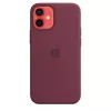 Apple Silicone Case su MagSafe iPhone 12 mini – Slyvinė